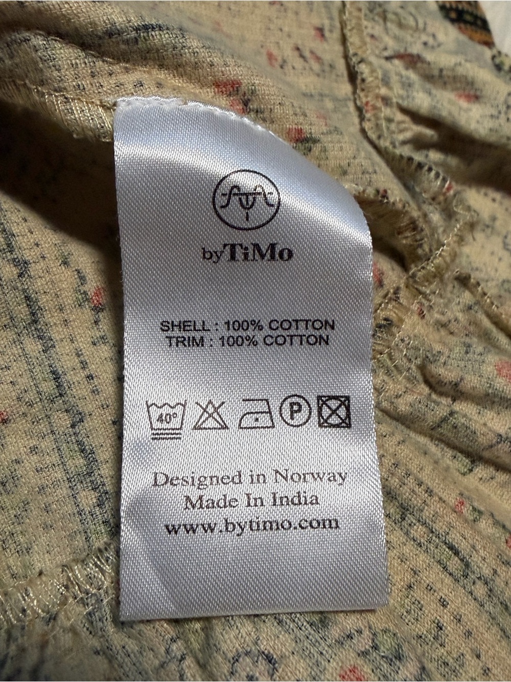 ByTiMo Paisley Baby Cord Shift Dress - Size XS - Picture 9 of 10